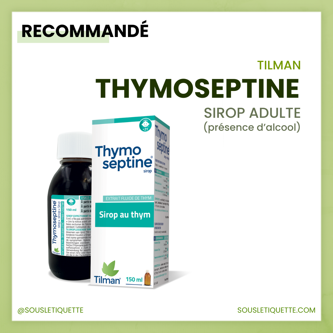 Thymoseptine sirop adulte toux